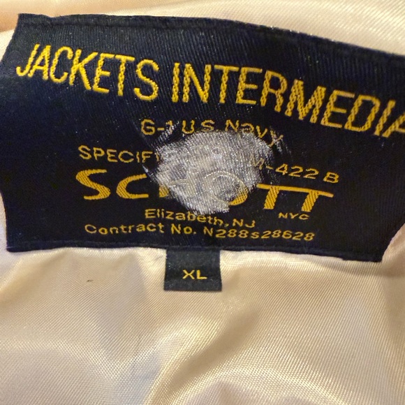 GORGEOUS Men’s Schott Leather Bomber Jacket - Picture 8 of 9